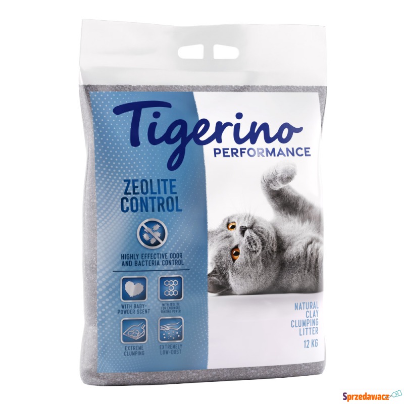 Tigerino Performance Zeolite Control - zapach... - Żwirki do kuwety - Konin