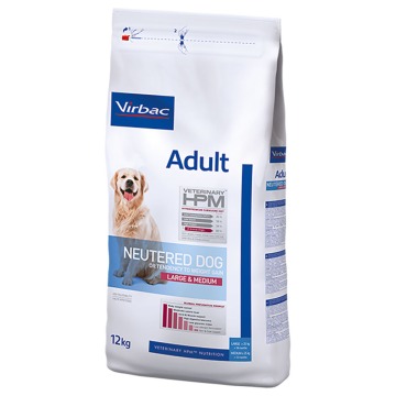 Virbac Veterinary HPM Adult Neutered Large & Medium dla psów - 2 x 12 kg