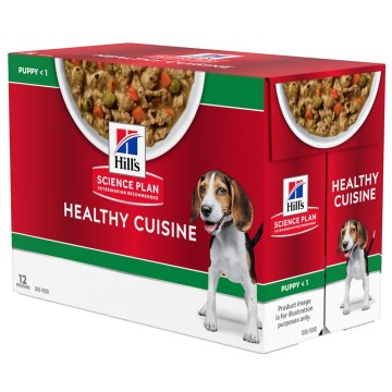 Hill’s Science Plan Puppy Medium/Large Healthy Cuisine, kurczak - 24 x 90 g