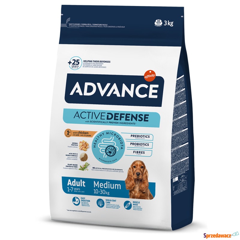 Advance Medium Adult - 2 x 3 kg - Karmy dla psów - Częstochowa