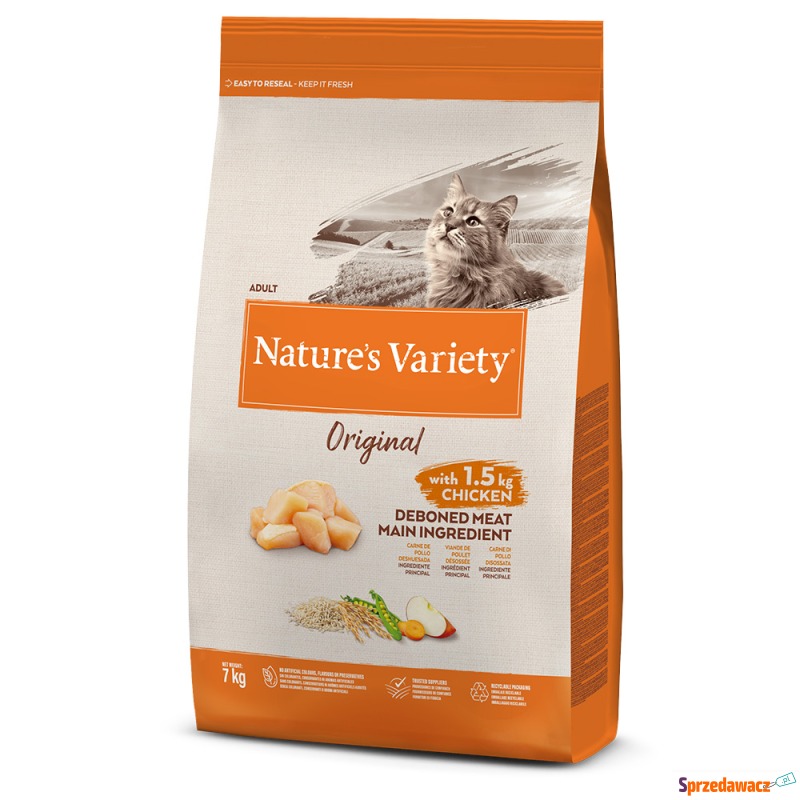 Nature's Variety Original, kurczak - 2 x 7 kg - Karmy dla kotów - Przemyśl