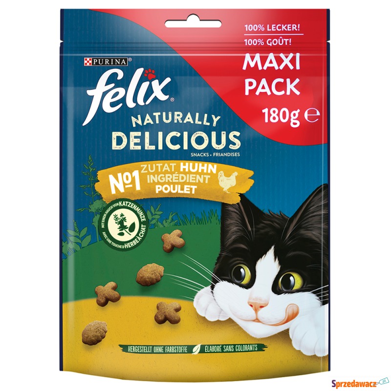 Felix Naturally Delicious - Kurczak i kocimiętka,... - Przysmaki dla kotów - Konin