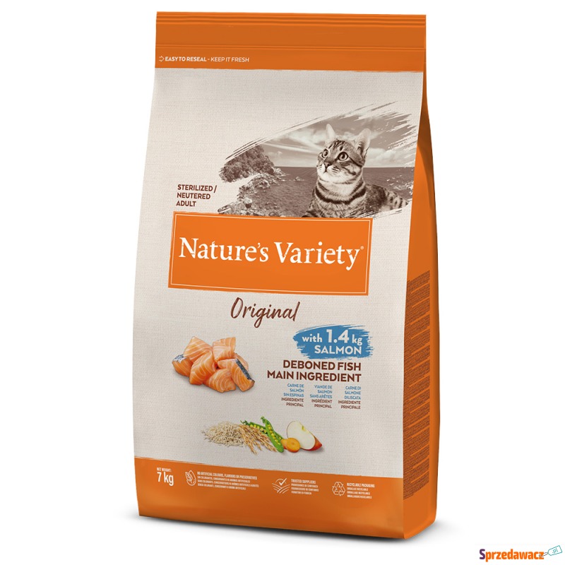 Nature's Variety Original Sterilised, łosoś -... - Karmy dla kotów - Koszalin