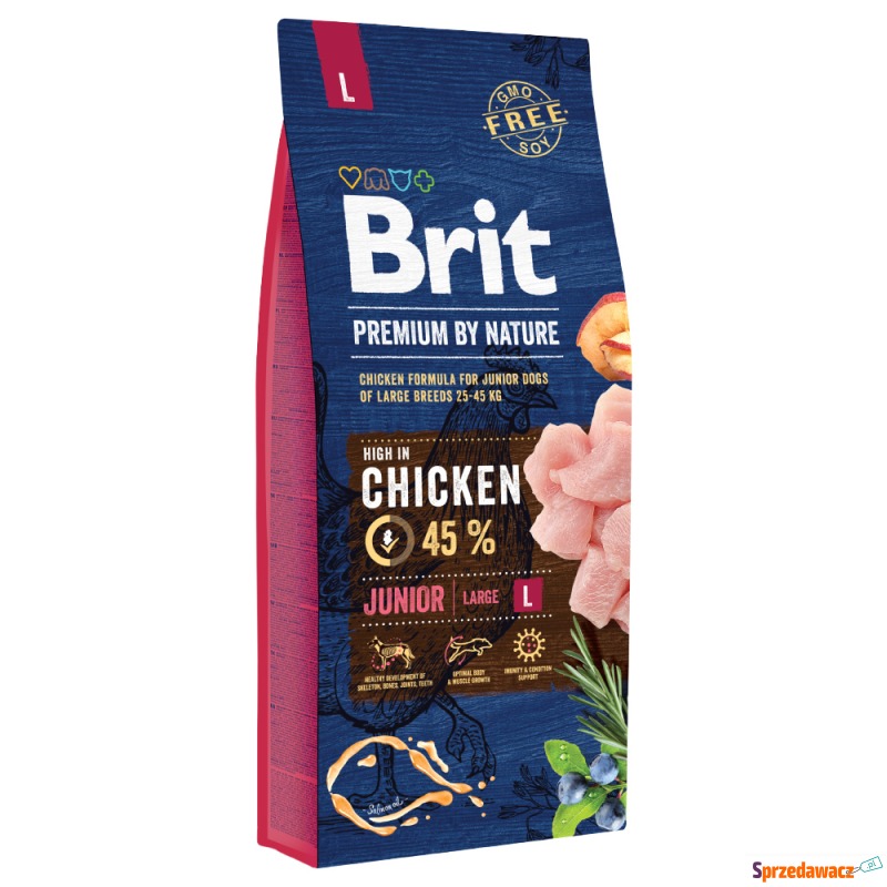 Brit Premium by Nature Junior L - 2 x 15 kg - Karmy dla psów - Rzeszów
