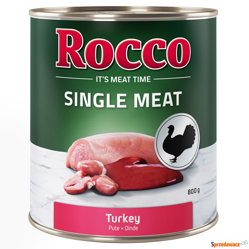 Korzystny pakiet Rocco Single Meat, 24 x 800 g... - Karmy dla psów - Zielona Góra
