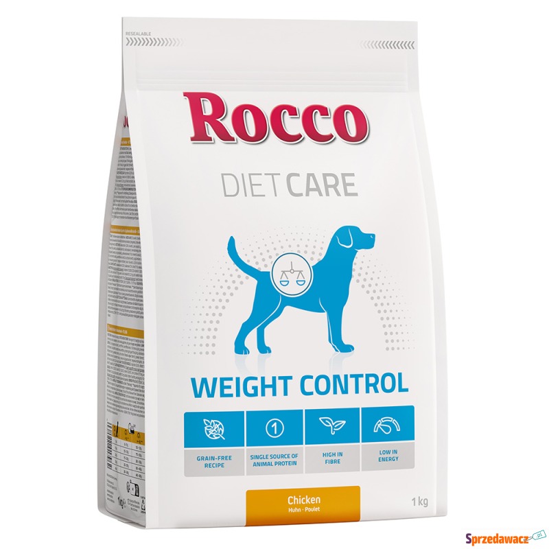 Rocco Diet Care Weight Control, kurczak - 1 kg - Karmy dla psów - Piła