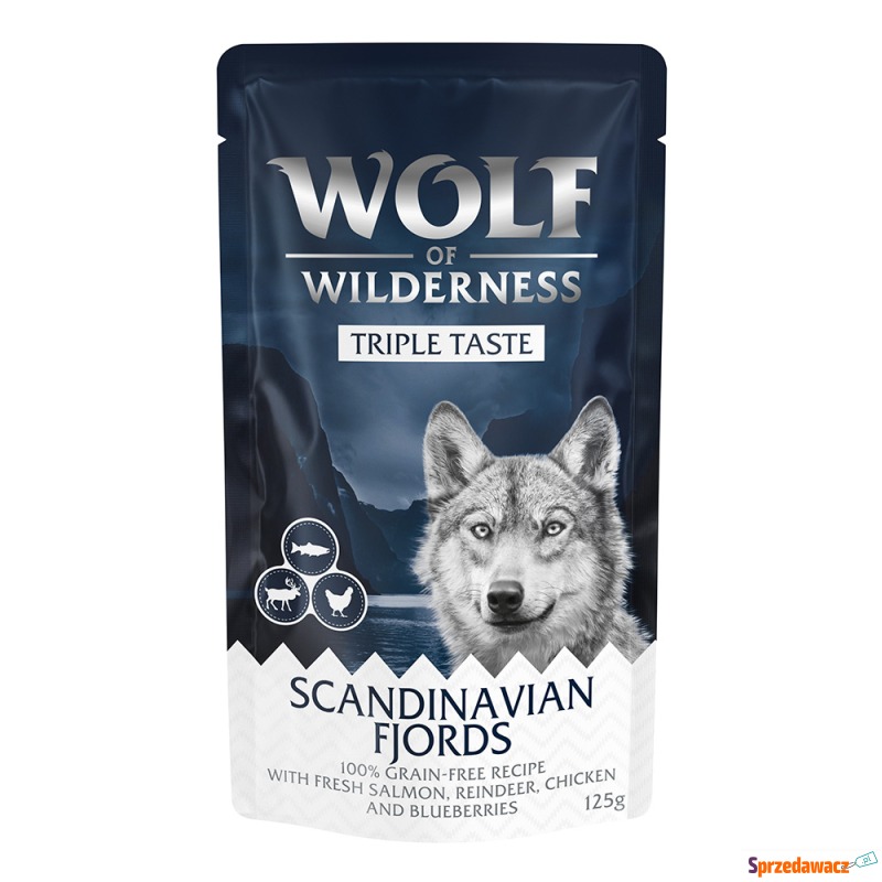 Wolf of Wilderness "Triple Taste" ,12 x 125 g... - Karmy dla psów - Olsztyn