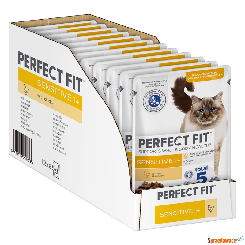 Perfect Fit Sensitive 1+ - Kurczak, 24 x 85 g - Karmy dla kotów - Jelenia Góra