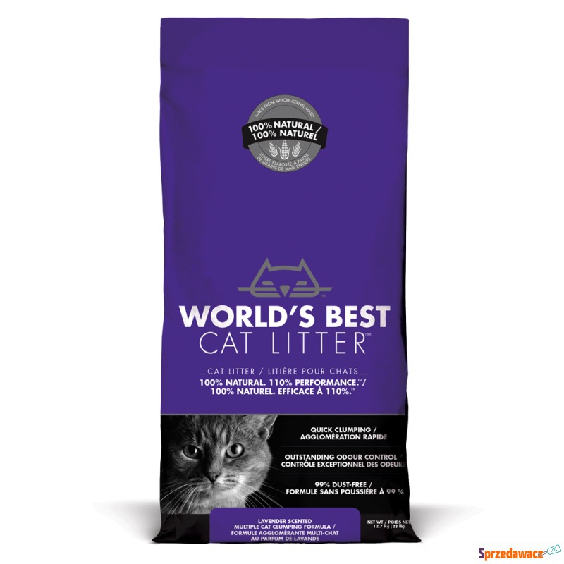 Worlds Best Cat Litter Lawendowy, zapachowy ż... - Żwirki do kuwety - Katowice