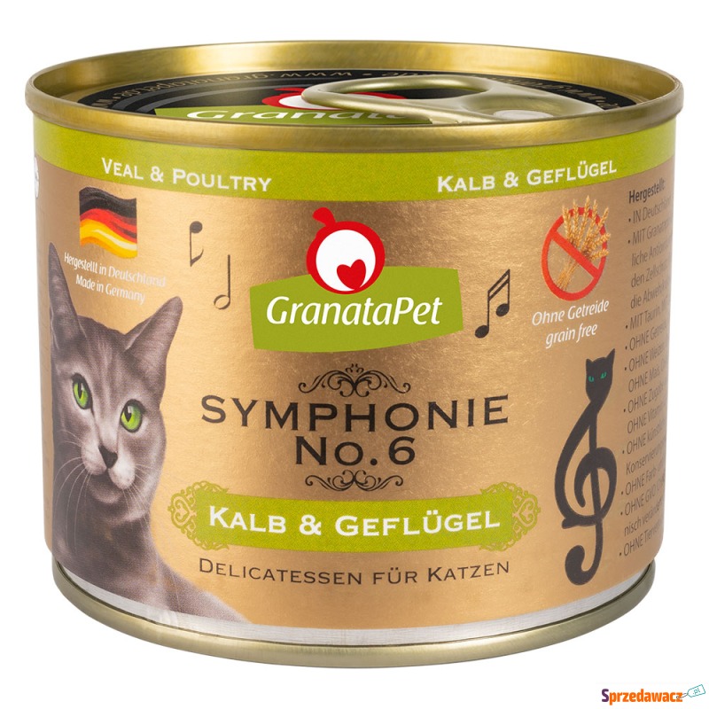 Pakiet GranataPet Symphonie, 12 x 200 g - Cie... - Karmy dla kotów - Konin