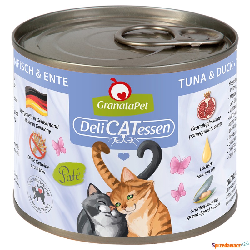 GranataPet DeliCatessen, 6 x 200 g - Tuńczyk i... - Karmy dla kotów - Bytom