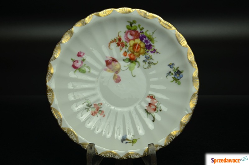 ## Podstawek nr 2 - Bauer & Pfeiffer 1904-1918... - Porcelana, ceramika - Legnica
