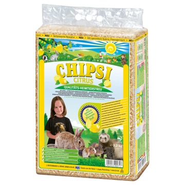 Chipsi Citrus Podściółka dla zwierząt domowych  - 3,2 kg (ok. 60 l)