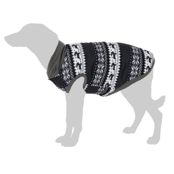 Sweterek dla psa, z norweskim wzorem - Dł. grzbietu: ok. 40 cm