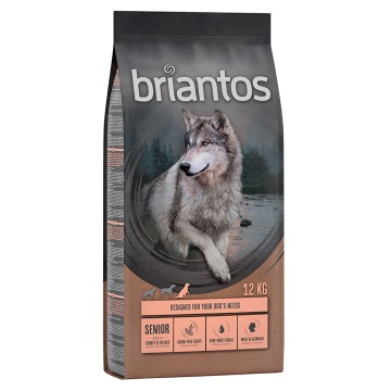 Briantos Senior, indyk z ziemniakami, bez zbóż - 2 x 12 kg