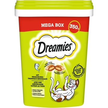 Dreamies Megatub przysmaki dla kota - Tuńczyk, 2 x 350 g