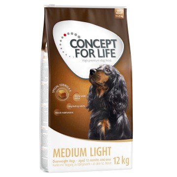 21 + 3 kg gratis! Concept for Life, 2 x 12 kg - Medium Light