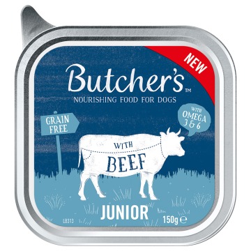 Butcher's Original Junior, 24 x 150 g - Wołowina