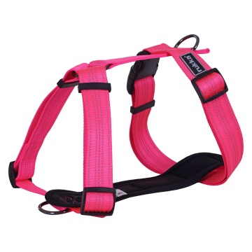 Rukka®, szelki Form Neon, różowe - Rozmiar S: obw. klatki piersiowej 55 - 85 cm, szer. 30 mm
