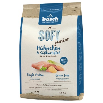 bosch HPC Soft Junior Kurczak i słodkie ziemniaki - 3 x 2,5 kg