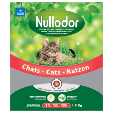 Nullodor żwirek silikatowy dla kotów - 1,5 kg (3 l)