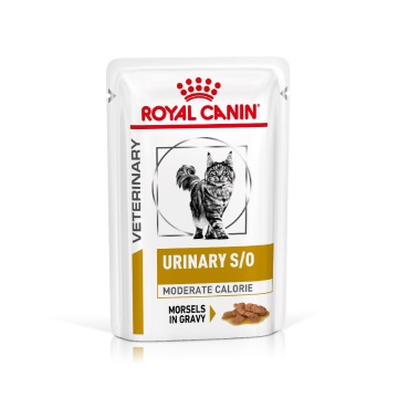 Royal Canin Veterinary Feline Urinary S/O Moderate Calorie w sosie - 12 x 85 g