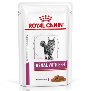 Royal Canin Veterinary Feline Renal w sosie - Wołowina, 24 x 85 g