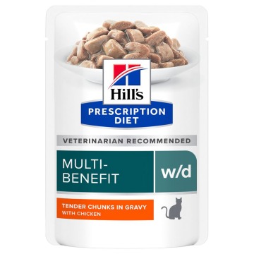 Hill's Prescription Diet w/d, kurczak - 12 x 85 g