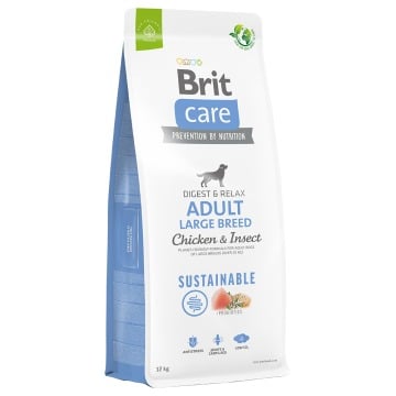 Brit Care Dog Sustainable Adult Large Breed, kurczak i insekty - 2 x 12 kg