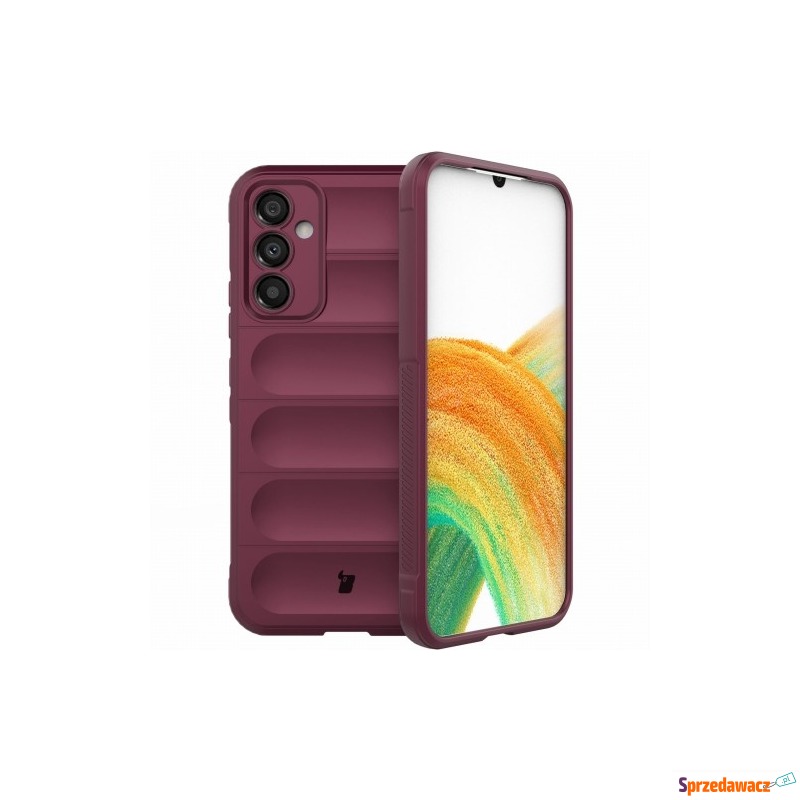 Etui Bizon Case Tur do Galaxy A34 5G, ciemnofioletowe - Etui na telefon - Łomża