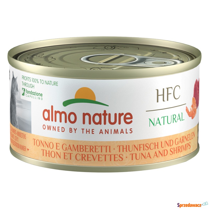Megapakiet Almo Nature HFC Natural, 24 x 70 g... - Karmy dla kotów - Koszalin