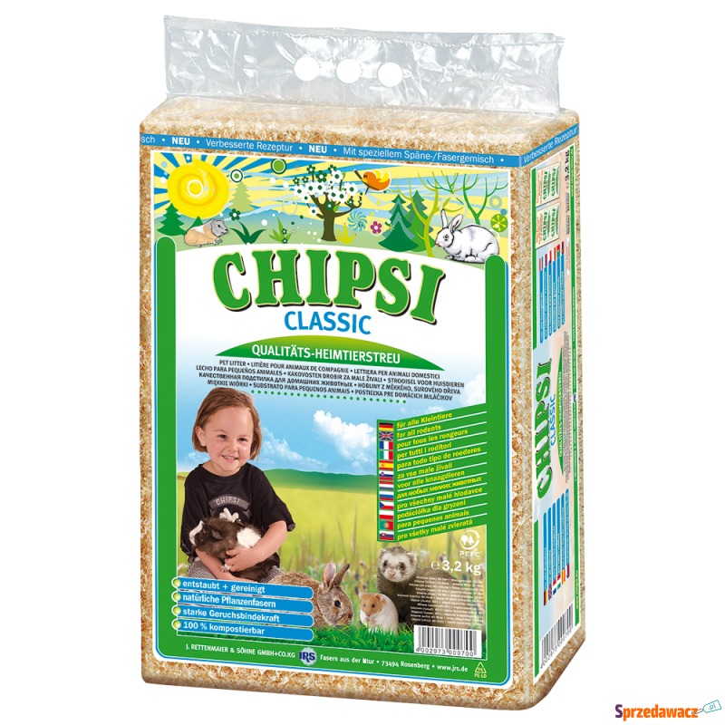 Chipsi Classic podściółka dla małych zwierząt... - Akcesoria - Zawiercie