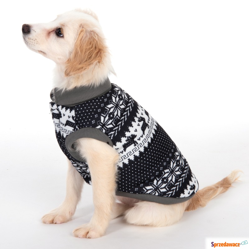 Sweterek dla psa, z norweskim wzorem - Dł. gr... - Odzież dla psów - Szczecinek