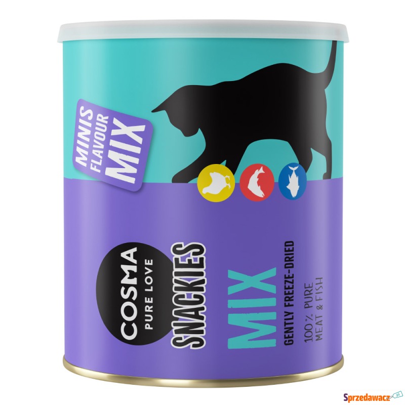 Pakiet Cosma Snackies Minis Maxi  - 3 x Mix (390... - Przysmaki dla kotów - Piotrków Trybunalski