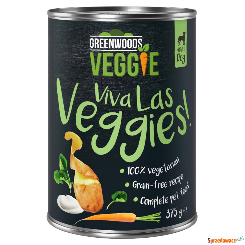 Greenwoods Veggie, jogurt z ziemniakami, marc... - Karmy dla psów - Ciechanów