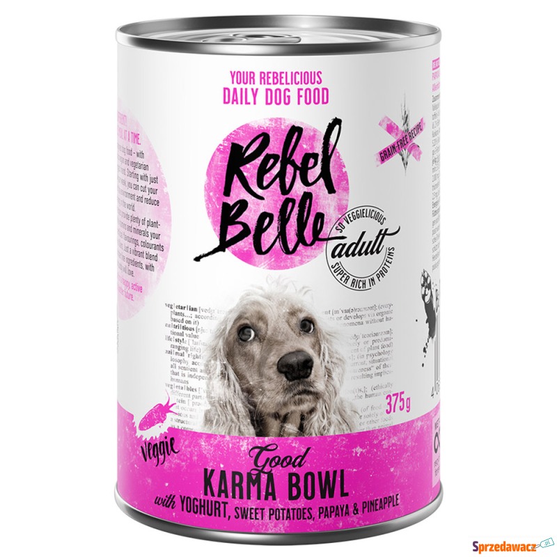 Rebel Belle Adult Good Karma Bowl - veggie -1... - Karmy dla psów - Łódź