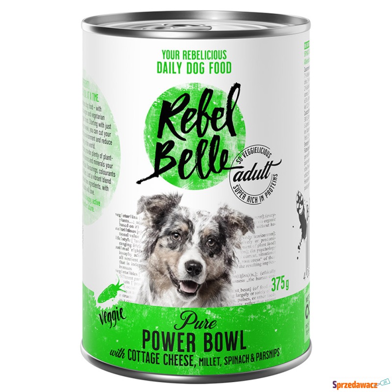 Rebel Belle Adult Pure Power Bowl - veggie 6 x... - Karmy dla psów - Sianowo