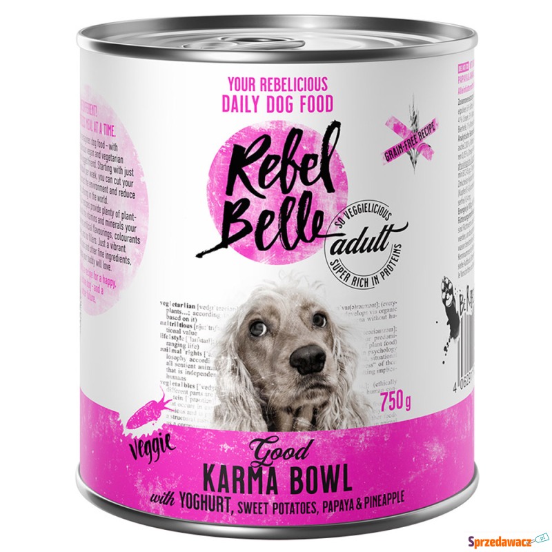 Rebel Belle Adult Good Karma Bowl - veggie - 6... - Karmy dla psów - Włocławek