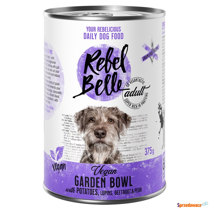 Rebel Belle Adult Vegan Garden Bowl - vegan -... - Karmy dla psów - Tarnobrzeg