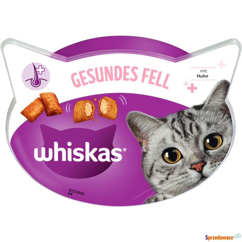 Whiskas Zdrowa sierść - 4 x 50 g - Przysmaki dla kotów - Grójec