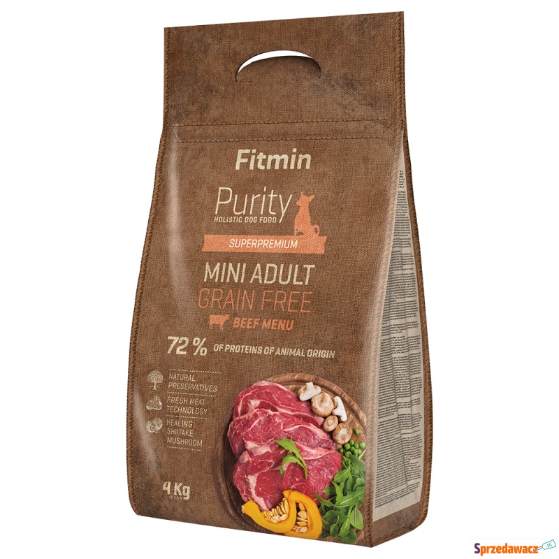 Fitmin dog Purity Adult Mini, wołowina (bez z... - Karmy dla psów - Gdynia