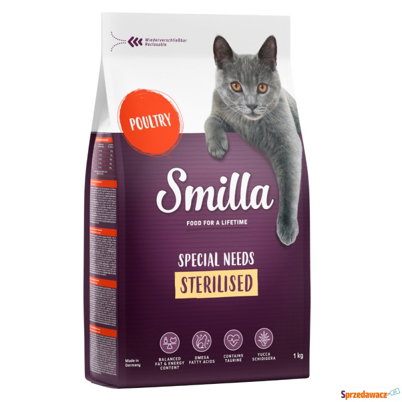 Smilla Adult Sterilised, drób - 300 g - Karmy dla kotów - Tarnobrzeg