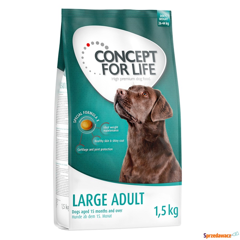 15% taniej! Concept for Life, 1 kg / 1,5 kg -... - Karmy dla psów - Łomża