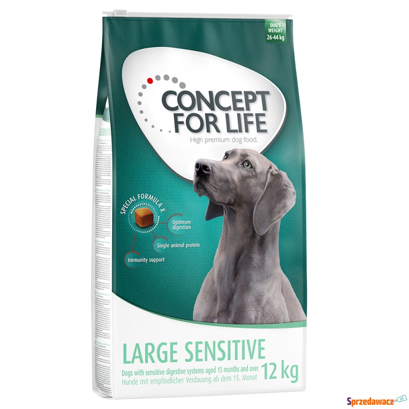 Concept for Life Large Sensitive - 12 kg - Karmy dla psów - Tarnów