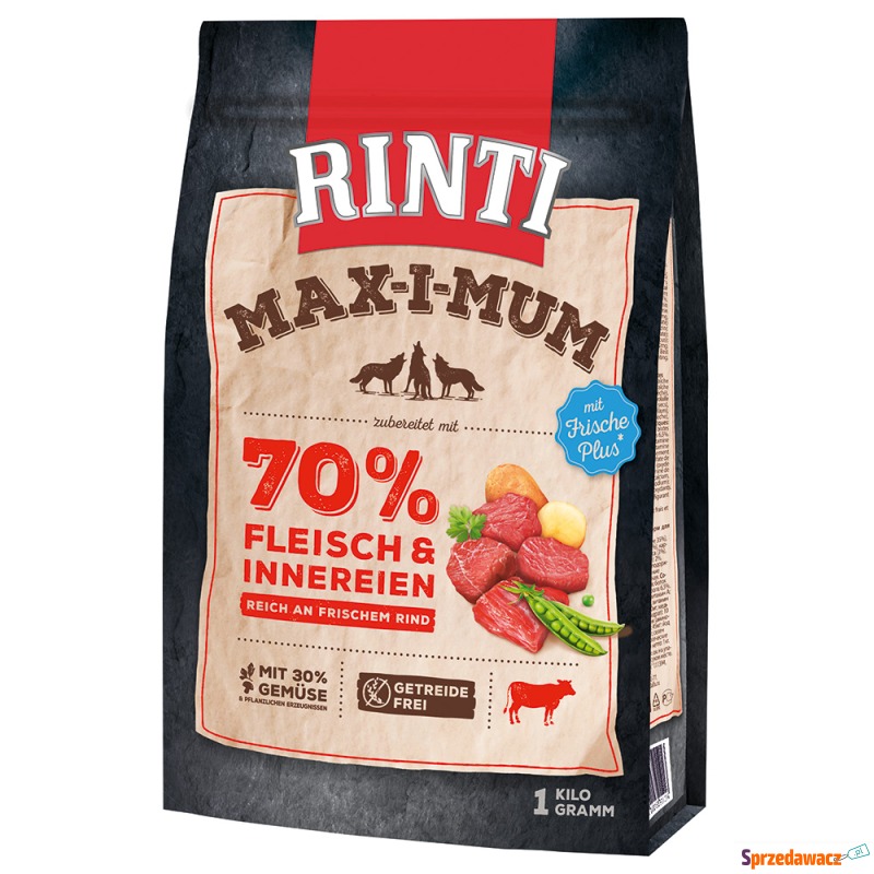 RINTI Max-i-mum, wołowina - 1 kg - Karmy dla psów - Legnica
