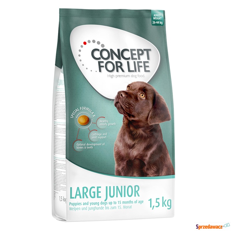 Concept for Life Large Junior - 4 x 1,5 kg - Karmy dla psów - Augustów