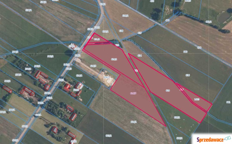 Działka rolna Tończa sprzedam, pow. 24 474 m2  (2.45ha), uzbrojona