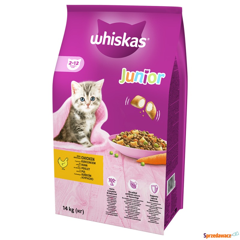 Whiskas Junior z kurczakiem - 14 kg - Karmy dla kotów - Poznań