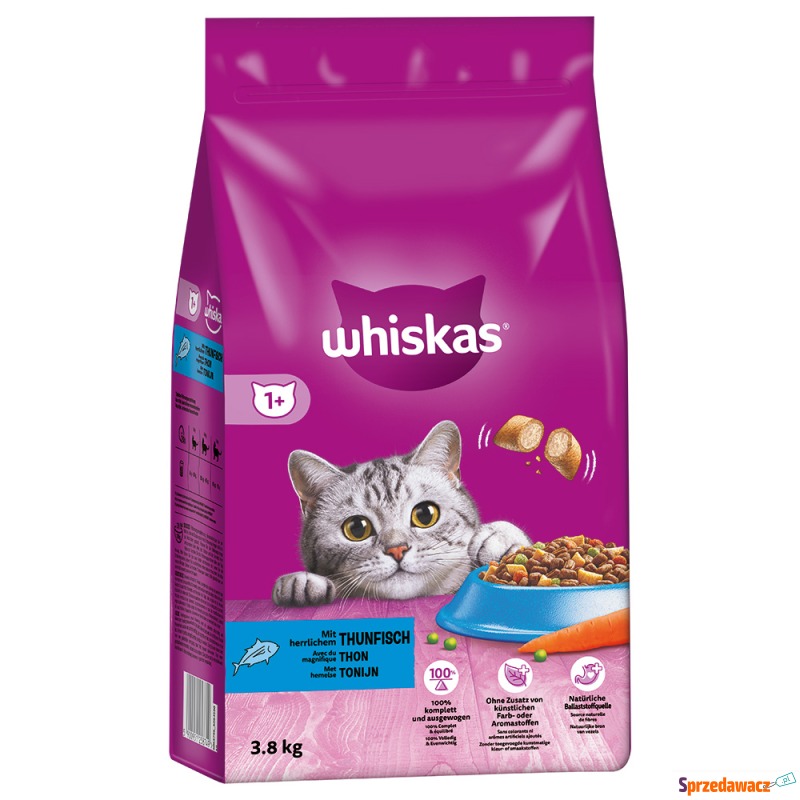 Whiskas 1+ z tuńczykiem - 3,8 kg - Karmy dla kotów - Oleśnica