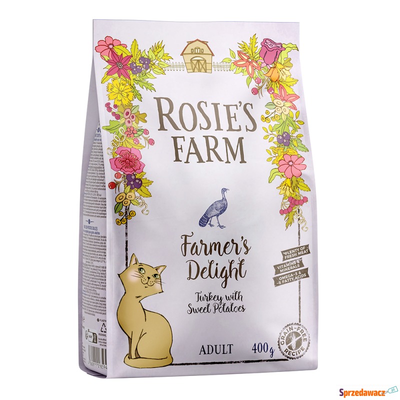 Rosie's Farm Adult, indyk z batatami - 400 g - Karmy dla kotów - Ruda Śląska